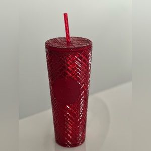 NWT Starbucks 2022 Red Jeweled Venti Tumbler